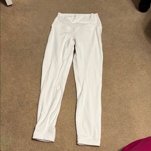 White Lululemon Align Leggings